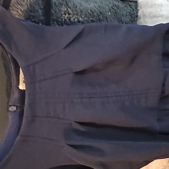 Navy Swing Dress - Picture 2 of 2